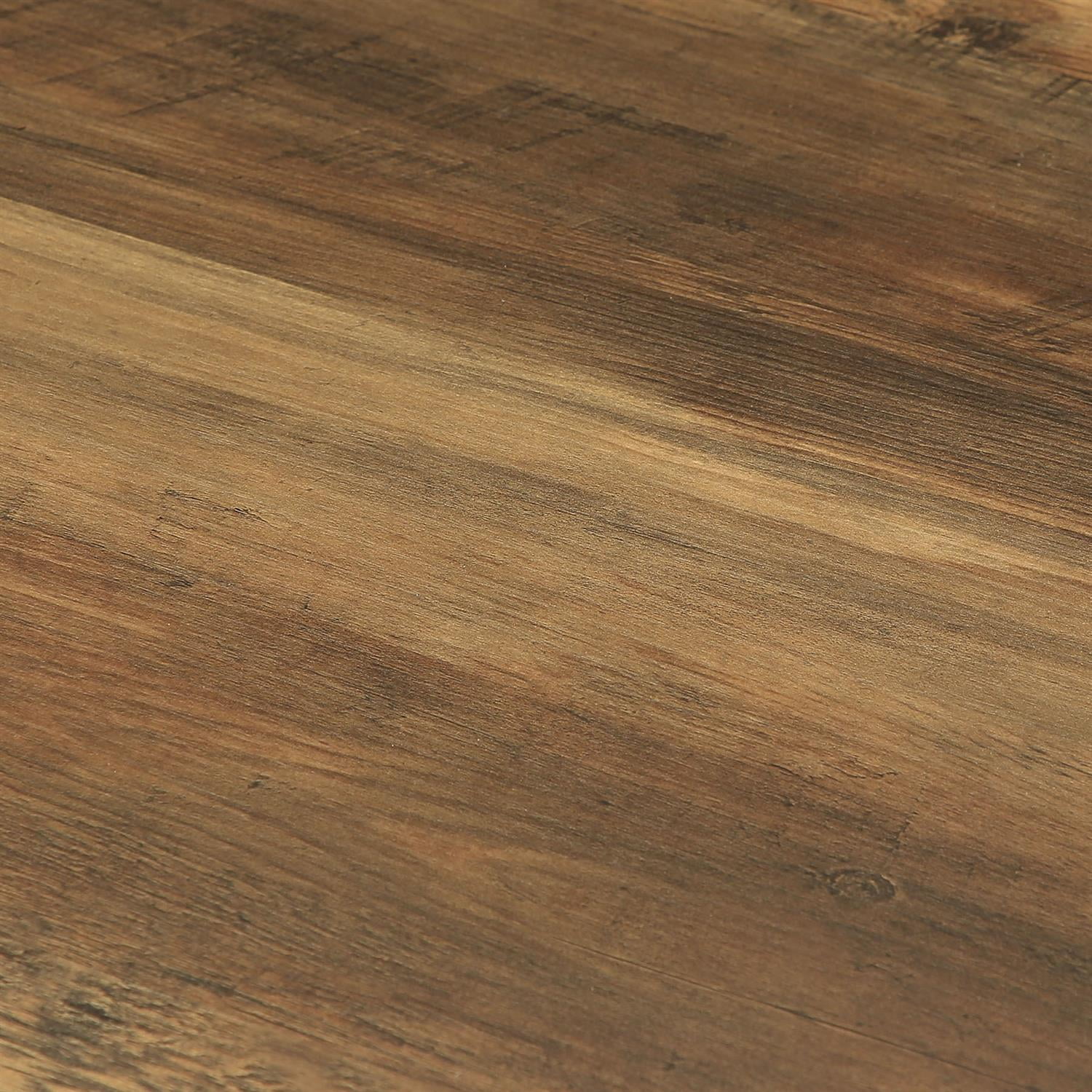 Demi Bonn 62" Rustic Wooden Dining Table for Home & Family Gatherings, Sturdy & Spacious, Extendable Size, Brown