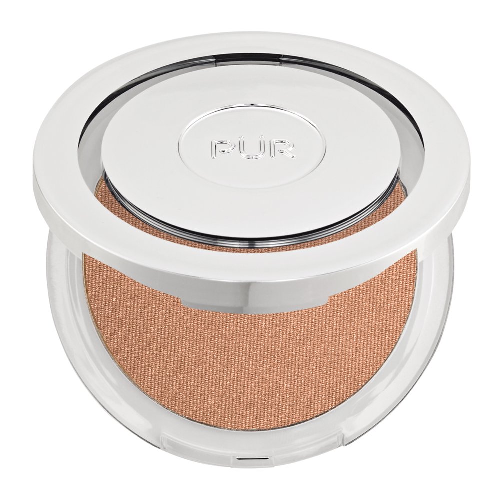 PÜR PÜR Mineral Glow Illuminating Bronzer Skin Perfecting Powder, 0.4