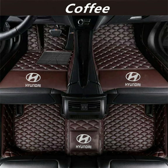 QUUFAA Car Floor Mats Custom Fit For Hyundai Accent  2006-2022 Year Floor Liner Floor Mats Carpets Car pads Auto Mats