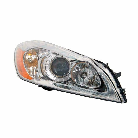 KAI New OEM Replacement Passenger Side Headlight Assembly, Fits 2010-2013 Volvo C70