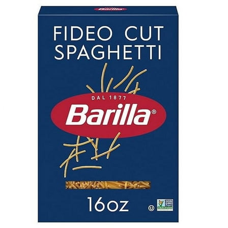 Barilla Fideo Cut Spaghetti Pasta, 16 oz Box Pack of 2