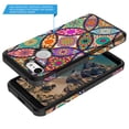 thumbnail image 3 of Google Pixel 3 Case With Tempered Glass Screen Protector, Kaesar Slim Hybrid Dual Layer Graphic Fashion Colorful Cover Armor Case for Google Pixel 3 (Colorful Mandala), 3 of 5