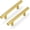 Gold, variant on 50Pack Matte Black Cabinet Handles, 3''Hole Centers Kitchen Drawer Pulls, Stainless Steel Dresser Hardware for Kitchen Bathroom Bedroom - 5''Overall Length