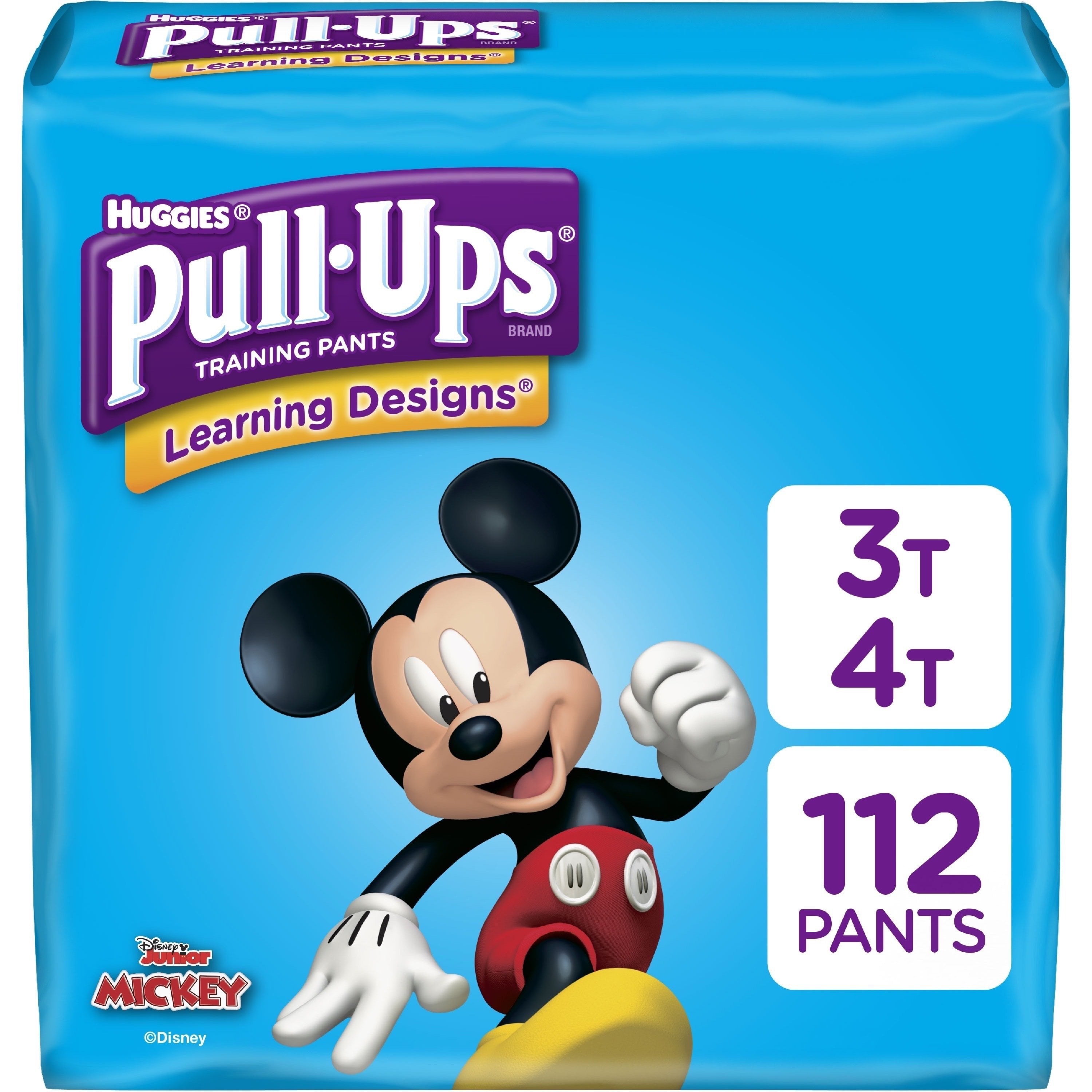 PullUps Learning Designs Boys' Training Pants, 3T4T, 112 Ct, One