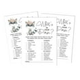 thumbnail image 1 of Inkdotpot 50What'sIn Your PurseBaby Shower GameCards Gender Neutral Activity CardsPartyIdea Floral Raccoon Baby Shower Party Supply, 1 of 5