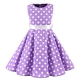 thumbnail image 1 of Robe Évasée Vintage à Pois pour Enfants des Années 1950, Robe Midi à Fleurs, Robe d'Été en Coton pour Bébé Fille, 1 of 7
