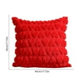 thumbnail image 3 of Luoshdecor Valentine's Day Love Heart Throw Pillow 18x18 in,Plush Fluffy Pillow 3D Jacquard for Couch, Sofa, Bed Home Decor, 3 of 6