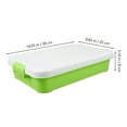 thumbnail image 5 of KAKOWELY Empty Sandbox Sand Tray with Lid Portable Sandbox Small Toy Storage Box Plastic Sandbox Outdoor Activities Sandbox Plaything Box,14.96"X9.84"X3.15", 5 of 5