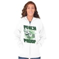 thumbnail image 4 of PACMAN Saint Paddys Pinch Proof Unisex Plus Size Zip Hoodie Brisco Brands 3X, 4 of 5