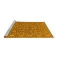 thumbnail image 2 of Ahgly Company Machine Washable Indoor Square Abstract Yellow Modern Area Rugs, 8' Square, 2 of 4