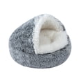 thumbnail image 1 of Hearth & Gear Winter Warm Semi Enclosed Cat Cat Bed Semi Enclosed Bed Enclosed Cat Home Garden Pethouse Windows for Nature Camera Motion Activated for Pet Large Pethouses for Outdoors Pole Mount Post, 1 of 4