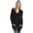 Black, variant on Semi-sheer Cardigan Cover-up with Pockets