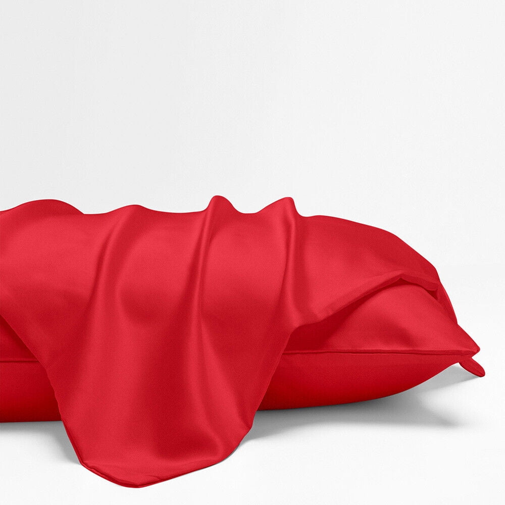 2 Pack Soft Smooth Satin Silk Pillowcase Luxury Bed Pillow Case Cushion Cover