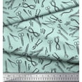 thumbnail image 3 of Soimoi Green Cotton Duck Fabric Tools Hardware Printed Fabric 1 Yard 42 Inch Wide, 3 of 3