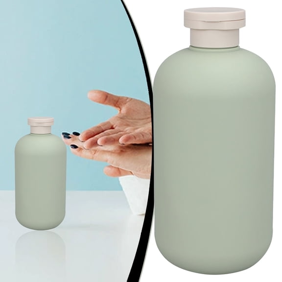 16.9 oz Plastic Small Travel Shampoo Bottles, Refillable Flip Cap Squeeze Bottles for Toiletries, Leakage-proof Travel Shampoo and Conditioner Container