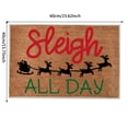 thumbnail image 3 of Binwennn Blankets Large Small Blankets Christmas JOY Red And Green Rug Merry Christmas Doormat Room Door Mat Welcome Home Welcome Doormat Funny Doormat New Home Door Mat Carpet, 3 of 7