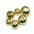 thumbnail image 2 of U8MO Round 4mm~18mm Solid Brass Metal Light Gold Loose Beads lot for Jewelry Making-5mm 50pcs, 2 of 6