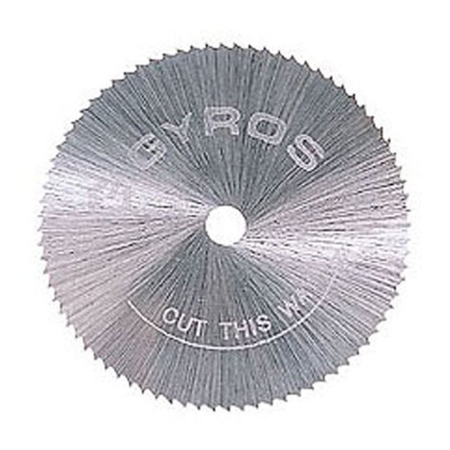 Minihoja de sierra circular giratoria con dientes finos, 1,9 cm, 60 TPI