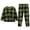 349-boys girls pajamas-Army Green, variant on VOUZZA Girls Plaid Stripe Print Pajama Set Long Sleeve Top and Pants Two Piece Sleepwear for Toddler Girls Toddler Kids PJs Loungewear
