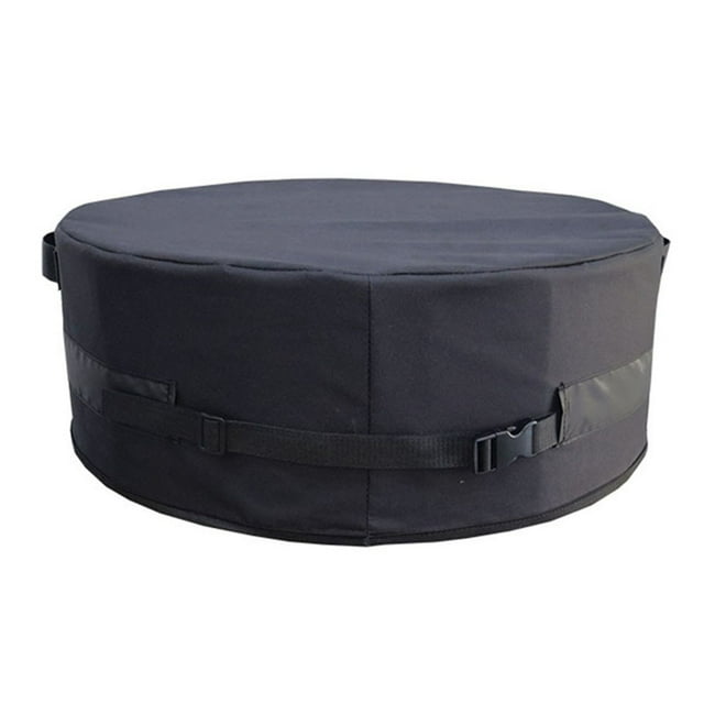 1 Pce Housse de Pot de Feu à Boucle Réglable Anti-Éclaboussures Circulaire pour Plancher Housse de Pot de Feu D56*H8Inch