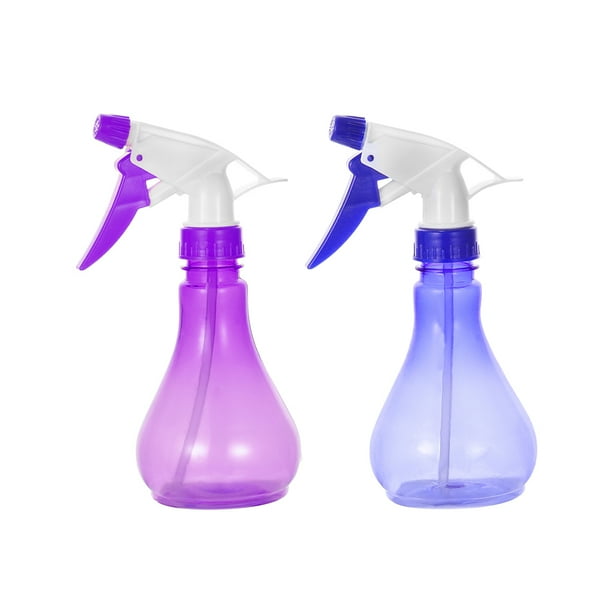 EeaseMX 2 pulverizadores de presión manual transparentes de 250 ml, hervidores vacíos, rellenables, herramienta de riego (color aleatorio)