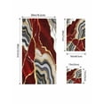 thumbnail image 4 of Red Marble Towel Set of 3, Soft Microfiber Bath Towels, Hand Towel, Washcloths, Grey Gold Texture Vintage Farmhouse Art Quick-Dry Absorbent Towels for Bathroom Kitchen Hotel Beach Gym Spa, 4 of 7