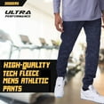 thumbnail image 3 of Ultra Performance 3 Pack Joggers for Men, Mens Athletic Sweatpants with Pockets for Men, 3 of 7
