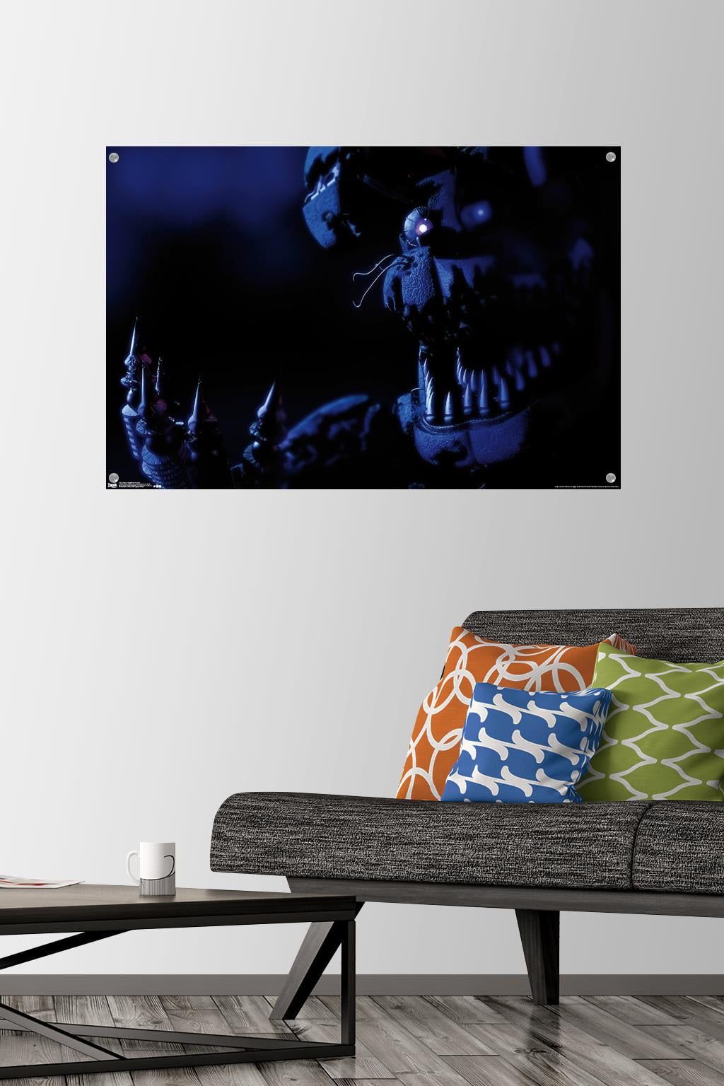 Five Nights at Freddy's - Nightmare Bonnie Wall Poster with Push Pins, 22.375" x 34"