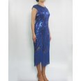 thumbnail image 2 of Women's Retro Beaded Tassel 1920s 20's Gatsby Flapper Party Dresses Blue, 2 of 3