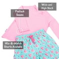 thumbnail image 6 of JAN & JUL Quick-dry Boy Rash Ruard Shirts for Baby and Toddler (2T, Pink), 6 of 8