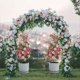 thumbnail image 4 of Outdoor Dianthus Flower Ground Plug Simulation Plants Ground Nail Decoration Courtyard Garden Ground Fake Flowers, 4 of 6
