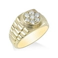 thumbnail image 4 of Men's 3/4Ct Round Cut Natural Diamond Ring in 14k Yellow Gold, 4 of 4