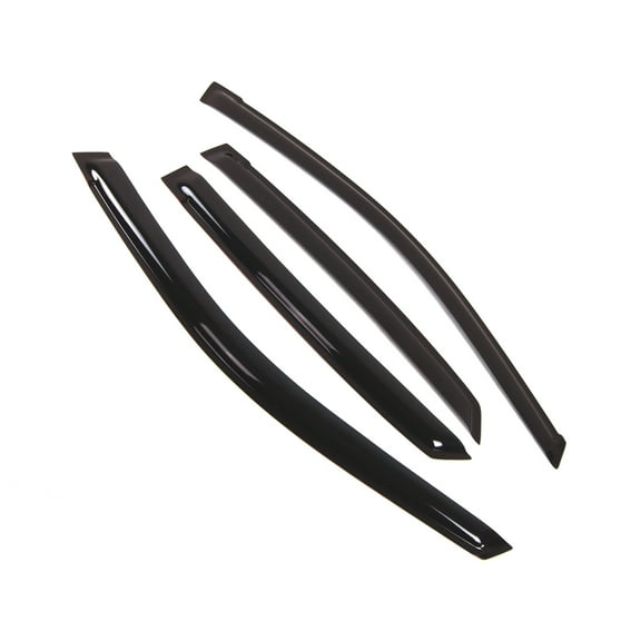 TuningPros Outside Mount Window Visor Deflector Smoke Tinted 4 Pcs Set For 2004-2009 Lexus RX350