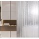 thumbnail image 3 of Cortinas de ducha de goma eva con efecto 3D, 180 x 180 cm, transparentes, impermeables y a prueba de moho, cortina de baño con 12 anillas para ducha o bañera en casa, 3 of 5