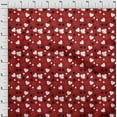 thumbnail image 4 of oneOone Polyester Spandex Red Fabric Poker Card Craft Projects Decor Fabric Printed By The Yard 56 Inch Wide, 4 of 4