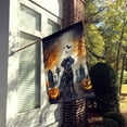 thumbnail image 2 of Black Labrador Retriever Spooky Halloween House Flag 28 in x 40 in, 2 of 7