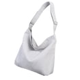 thumbnail image 2 of Yesbay Women Canvas Shoulder Bag Adjustable Strap Handbag Storage Pouch,Gray, 2 of 8