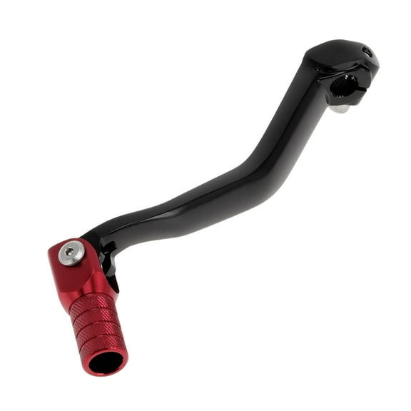Folding Motorcycle Gear Shifter Lever for Yamaha YZ125 2005-2020 Aluminum Alloy Pedal Shift Lever Arm Black Lever Red head