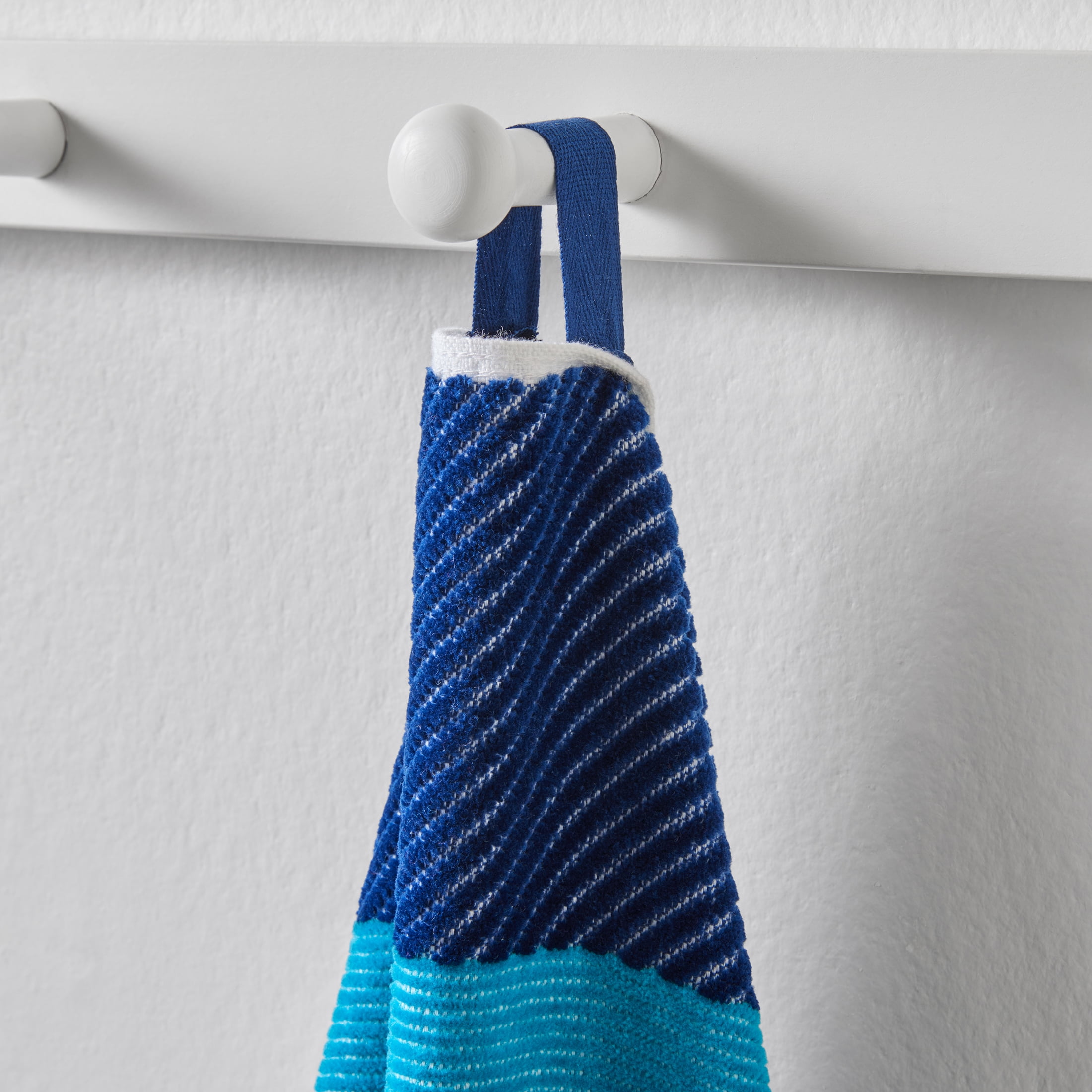 Better Homes & Gardens Coastal Perkins Striped Cotton-Blend Beach Towel