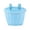 Blue#2, variant on XINGAG Bike Basket, Wicker Woven Front Bicycle Basket, Adjustable Strap Front Storage Bag for Adult Boys and Girls Bicycle Outdoor Riding