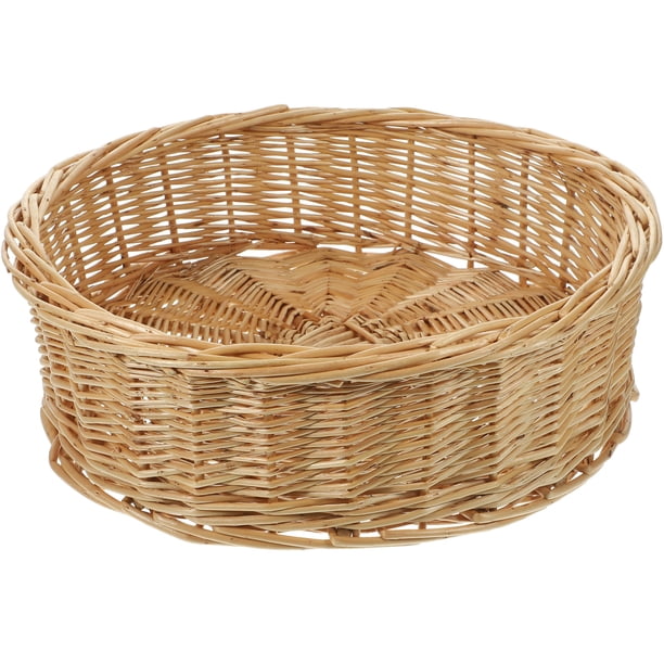 Canasta tejida Cesta de pan Canasta de frutas Contenedor de almacenamiento multifuncional
