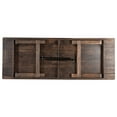 thumbnail image 4 of Flash Furniture Hercules 9' x 40" Rectangular Antique Rustic Mahogany Solid Pine Folding Farm Table, 4 of 10