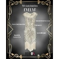 thumbnail image 5 of Wehilion Evelyn Flapper Dress | Great Gatsby 1920's Themed Dresses for Women | Cocktail Party Dress | Vintage Sequin Dress, 5 of 9