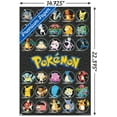 thumbnail image 2 of Pokémon - All Time Favorites Wall Poster, 14.725" x 22.375" Framed, 2 of 4