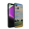 thumbnail image 1 of Compatible with iPhone 14 Plus Phone Case, Wheat-Field-with-Cypresses-5-3 Case Men Women, Flexible Silicone Shockproof Case for iPhone 14 Plus, 1 of 1