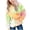 Orange, variant on larppty Cute Hoodies for Girls Tie Dye Oversized Pullover Sweatshirts Long Sleeve Trendy Shirts Preppy Clothes (Yellow,5-6 Years)
