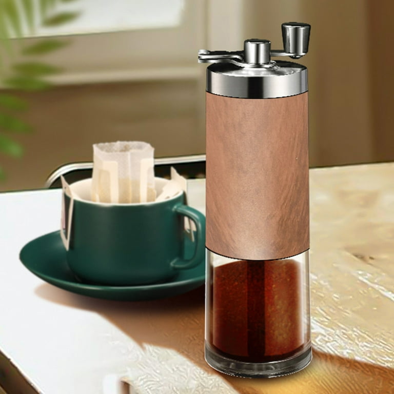 Kaffe Electric Blade Coffee Grinder w/Removable Cup. 4.5oz 14-Cup Capacity.  Cleaning Brush Included. Perfect Grinder for Coffee, Tea, Spices, Corn,  Herbs. (Stainless Steel) 