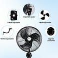 thumbnail image 6 of Ktaxon 18inch High Velocity Wall Mount Fan Oscillating,Industrial Fan with 3 Speed Ventilation,4592CFM Indoor Wall Fan, 6 of 11