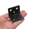 thumbnail image 3 of HAMPPLIES 10Pcs Metal Brackets For Wood L Shaped Angle Bracket Rolled Steel Shelf Brackets For Home, 3 of 7