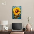 thumbnail image 3 of Impressionist Sunflower Canvas Sunflower Art Prints by Art Remedy, White Frame, 16" x 24", 3 of 7